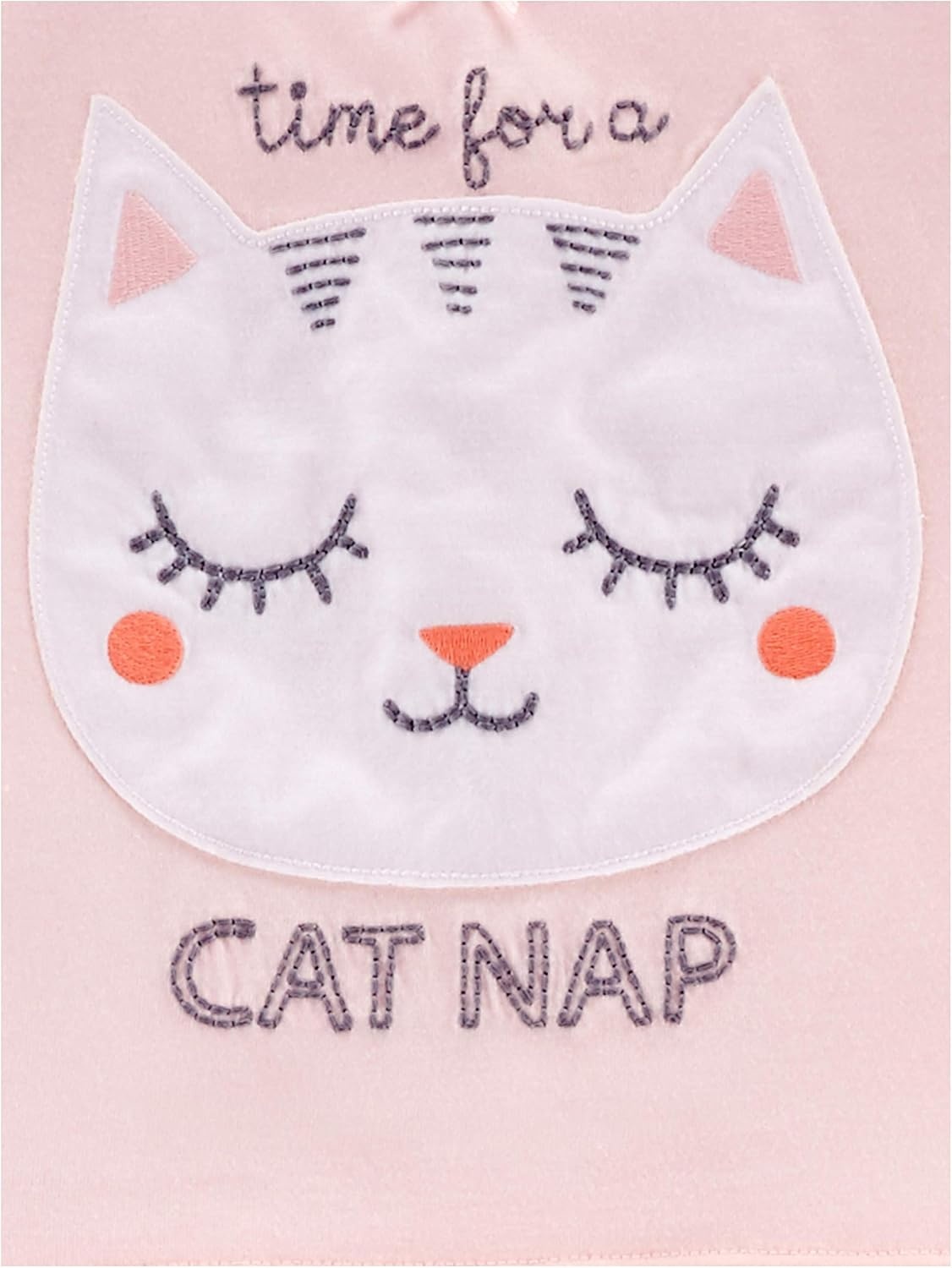 image:imageSimple Joys by Carters Girls 4piece Polyester Pajama SetAnimal PrintKittenText Print