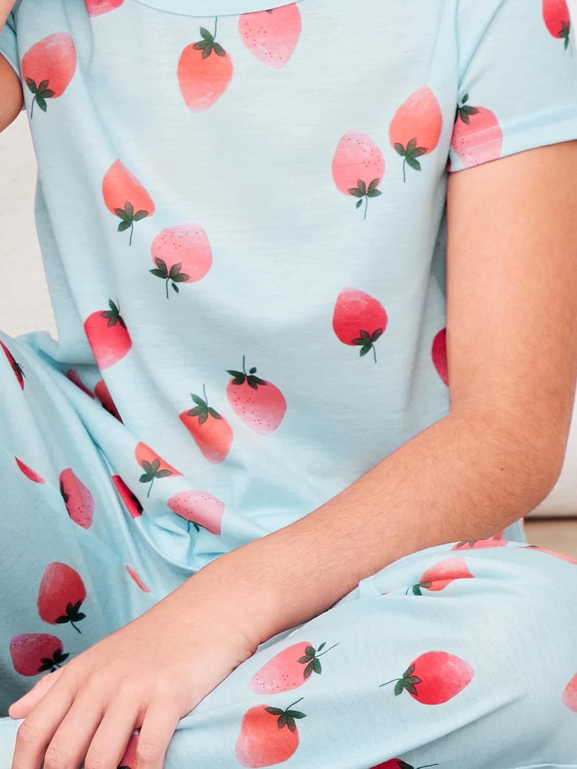 image:imageSimple Joys by Carters Girls 4piece Polyester Pajama SetBerryFloral