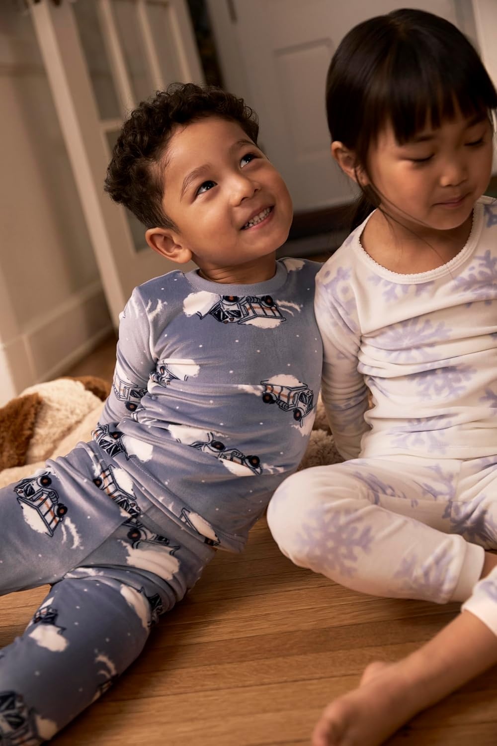 image:imageSimple Joys by Carters Girls 4piece Polyester PajamasBlue