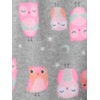 Simple Joys by Carter’s 2-Pack Fleece Nightgowns(Grey/Pink Owl)