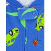 Simple Joys by Carter’s Babys’ 3 pack Snug Fit Footless Cotton Pajamas(Black Monster/Blue Dinosaur/Grey Stripe)