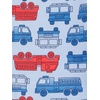 Simple Joys by Carter’s Babys’ 3 pack Snug Fit Footless Cotton Pajamas(Blue Firetruck/Grey Stripe/White Dinosaur)
