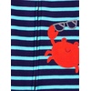 Simple Joys by Carter’s Babys’ 3 pack Snug Fit Footless Cotton Pajamas(Blue Sea Life/Navy Stripe/White Cars)