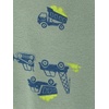 Simple Joys by Carter’s Babys’ 3 pack Snug Fit Footless Cotton Pajamas(Blue Stripe/Green Trucks/White Dinosaur)