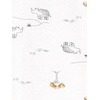 Simple Joys by Carter’s Babys’ 3 pack Snug Fit Footless Cotton Pajamas(Gold Stripe/Grey Lion/White Animal)