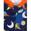 Simple Joys by Carter’s Babys’ 3 pack Snug Fit Footless Cotton Pajamas(Navy Space/Rust Stripe/Turquoise Green Dogs)