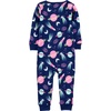Simple Joys by Carter’s Babys’ 3 pack Snug Fit Footless Cotton Pajamas(Navy Space/White Dinosaur/Yellow Dots)