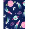 Simple Joys by Carter’s Babys’ 3 pack Snug Fit Footless Cotton Pajamas(Navy Space/White Dinosaur/Yellow Dots)