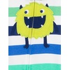 Simple Joys by Carter’s Babys’ 3 pack Snug Fit Footless Cotton Pajamas(Red Firetruck/White Monster/Sharks)