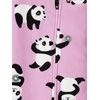 Simple Joys by Carter’s Girls’ 2-Pack Loose-fit Fleece Footed Pajamas(Lilac Panda/White Rainbow)