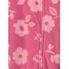 Simple Joys by Carter’s Girls’ 2-Pack Loose-fit Fleece Footed Pajamas(Mint Green Horses/Raspberry Red Floral)