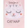Simple Joys by Carter’s Girls’ 4-piece Polyester Pajama Set(Animal Print/Kitten/Text Print)