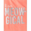 Simple Joys by Carter’s Girls’ 4-piece Polyester Pajama Set(Animal Print/Kitten/Text Print)