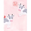 Simple Joys by Carter’s Girls’ 4-piece Polyester Pajamas(Black Ballerina/Light Pink/Pink Cow/Swans)
