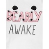Simple Joys by Carter’s Girls’ 4-piece Polyester Pajamas(Grey Panda/Pink Donut/White Text Print/Dots)