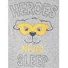 Simple Joys by Carter’s Girls 6-piece Snug Fit Cotton Pajama Set(Dark Grey Monster/Grey Heroes/White Trucks/Stripe)