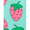 Simple Joys by Carter’s Girls 6-piece Snug Fit Cotton Pajama Set(Green Strawberries/Navy/Pink Flamingo/Rose Llama Print)