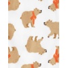 Simple Joys by Carter’s Unisex Child Holiday Loose-fit Flame Resistant Fleece Footed Pajamas(Bear/Buffalo Check)