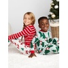 Simple Joys by Carter’s Unisex Child Holiday Loose-fit Flame Resistant Fleece Footed Pajamas(Light Grey Santa/Mint Green Christmas Print)