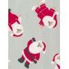 Simple Joys by Carter’s Unisex Child Holiday Loose-fit Flame Resistant Fleece Footed Pajamas(Santa & Trees)