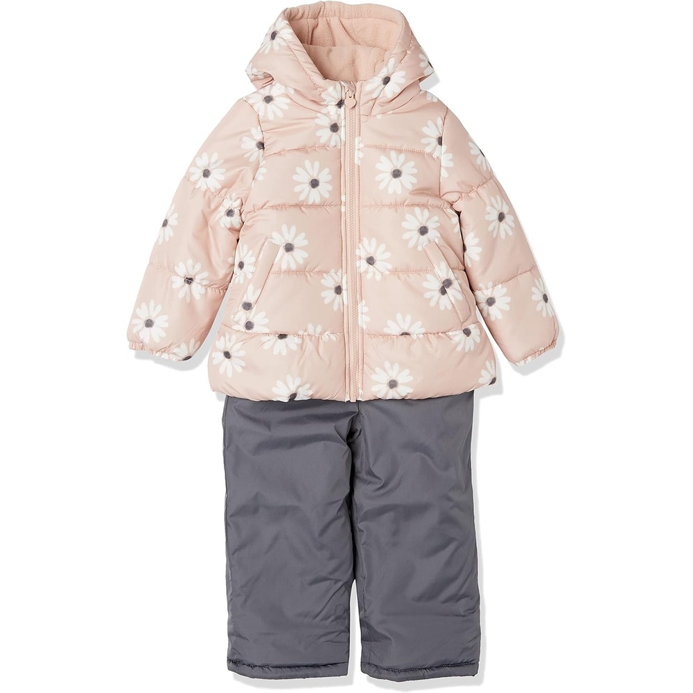 image:imageSimple Joys by Carters Baby Girls Girls Two Piece SnowsuitPastel Pink Flowers