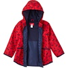 Simple Joys by Carter’s Baby Girls Rain Jacket Raincoat Water-Resistant Hooded Rain Slicker(Red Cherry)