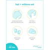 Simple Joys by Carter’s Baby Hat and Mitten Set(Khaki Brown)