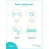 Simple Joys by Carter’s Baby Hat and Mitten Set(Navy/Pink Bear)