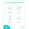 Simple Joys by Carter’s Girls 2-Pack Long-Sleeve Dress Set(Chambray/Cheetah)