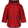 Simple Joys by Carter’s Baby Girls Rain Jacket Raincoat Water-Resistant Hooded Rain Slicker(Red Cherry)