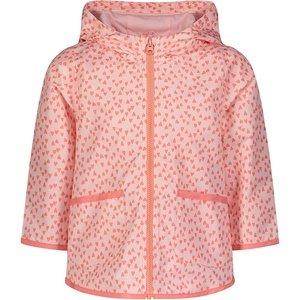Simple Joys by Carter’s Baby Girls Rain Jacket Raincoat Water-Resistant Hooded Rain Slicker(Pink Hearts)